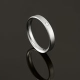 Abhurit Titan Paar Ringe mit 1 Brillant Ring