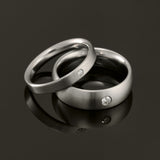 Abhurit Titan Paar Ringe mit Brillanten