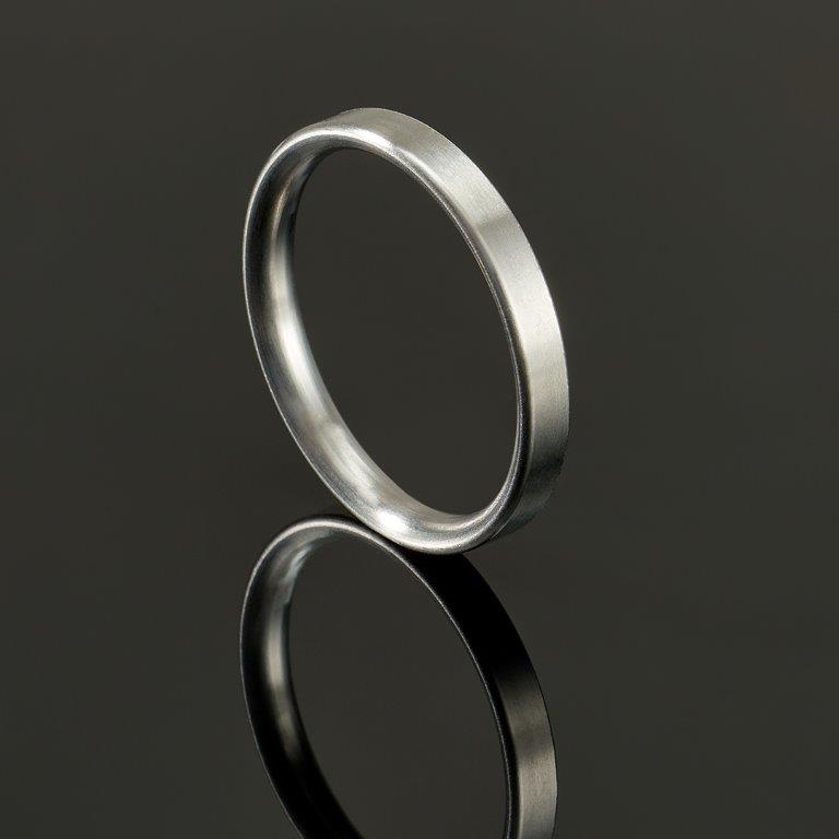 Abhurit Titan Paar Ringe mit 1 Brillant Ring
