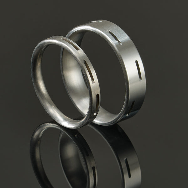 BAFERTISIT titanium ring pair