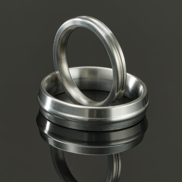 ACHALAIT titanium rings pair