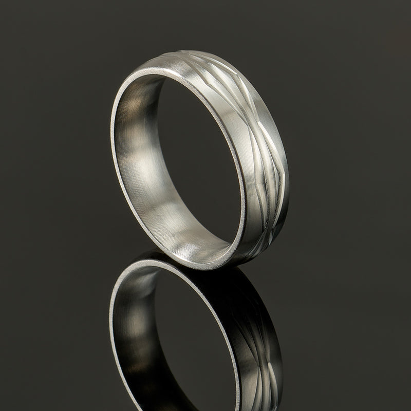 CALCIBORITE titanium ring 6mm